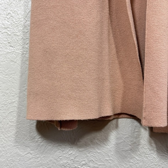 SNDYS X Revolve Tia Cardi Jacket S Camel Tan Open Long Sweater Trench Minimalist - Picture 7 of 13